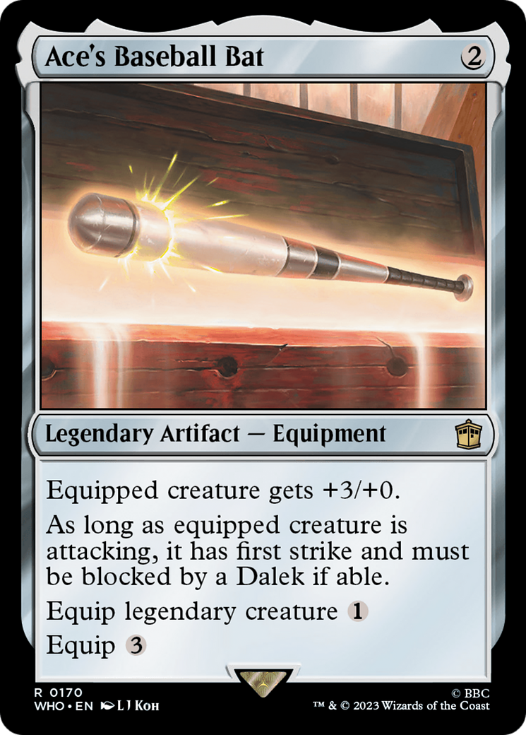 Ace's Baseball Bat [Doctor Who] | Boutique FDB TCG