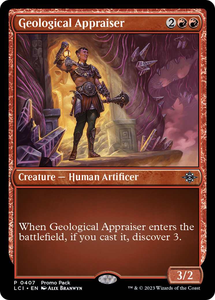 Geological Appraiser [The Lost Caverns of Ixalan Promos] | Boutique FDB TCG