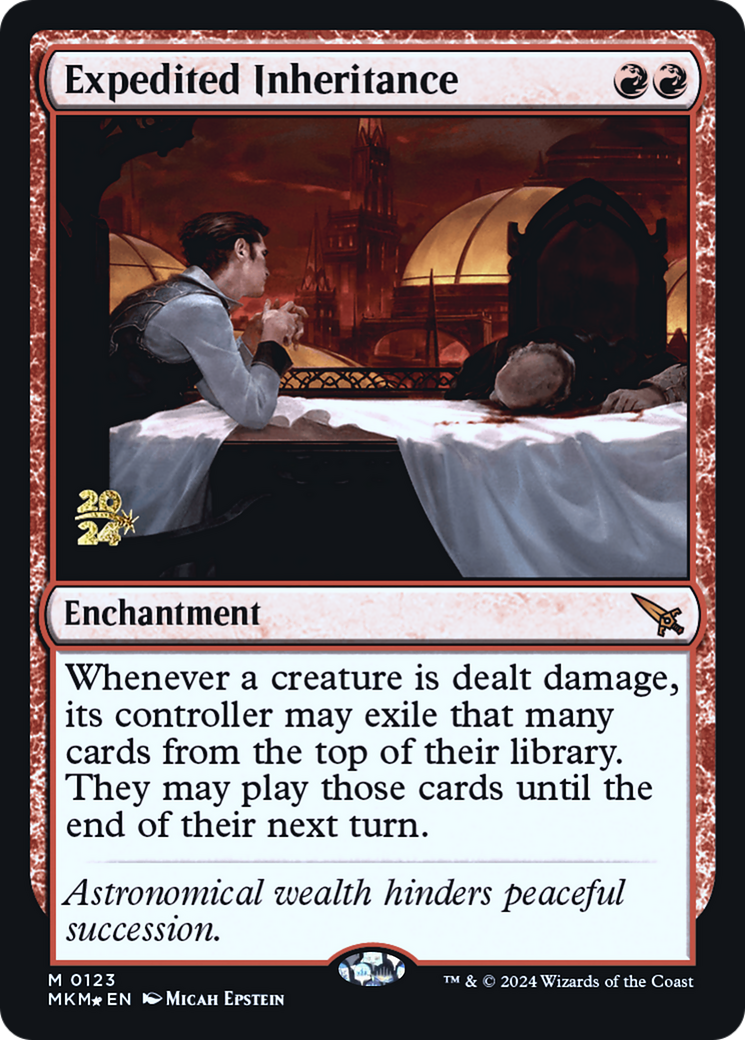 Expedited Inheritance [Murders at Karlov Manor Prerelease Promos] | Boutique FDB TCG