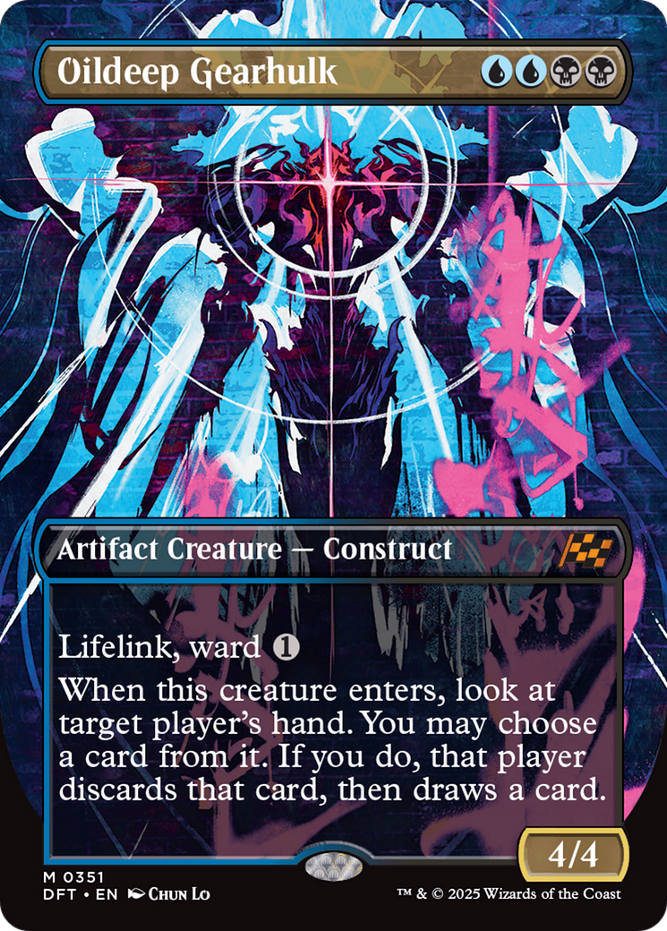 Oildeep Gearhulk (Borderless) [Aetherdrift] | Boutique FDB TCG