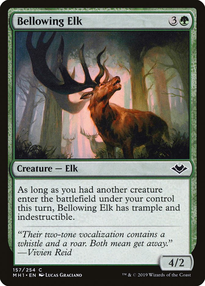 Bellowing Elk [Modern Horizons] | Boutique FDB TCG