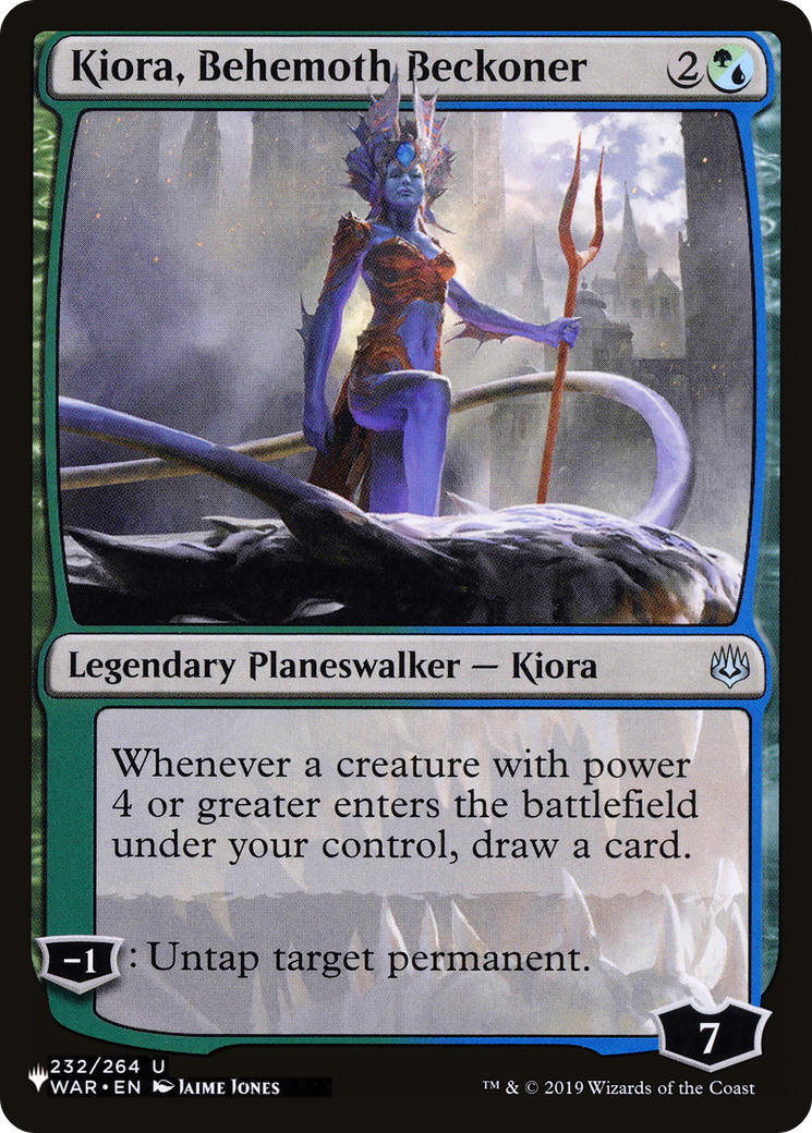 Kiora, Behemoth Beckoner [The List Reprints] | Boutique FDB TCG