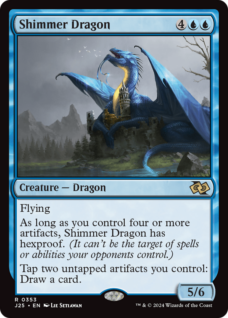 Shimmer Dragon [Foundations Jumpstart] | Boutique FDB TCG