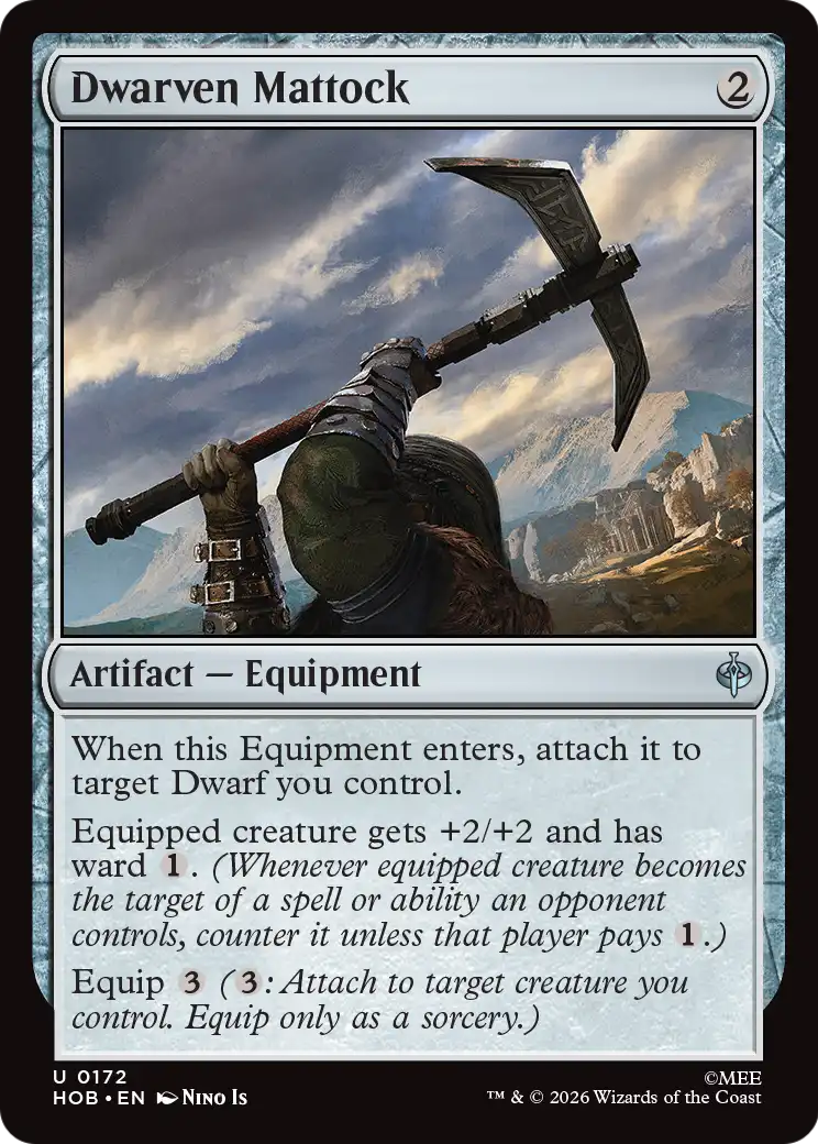 Dwarven Mattock [The Hobbit] | Boutique FDB TCG