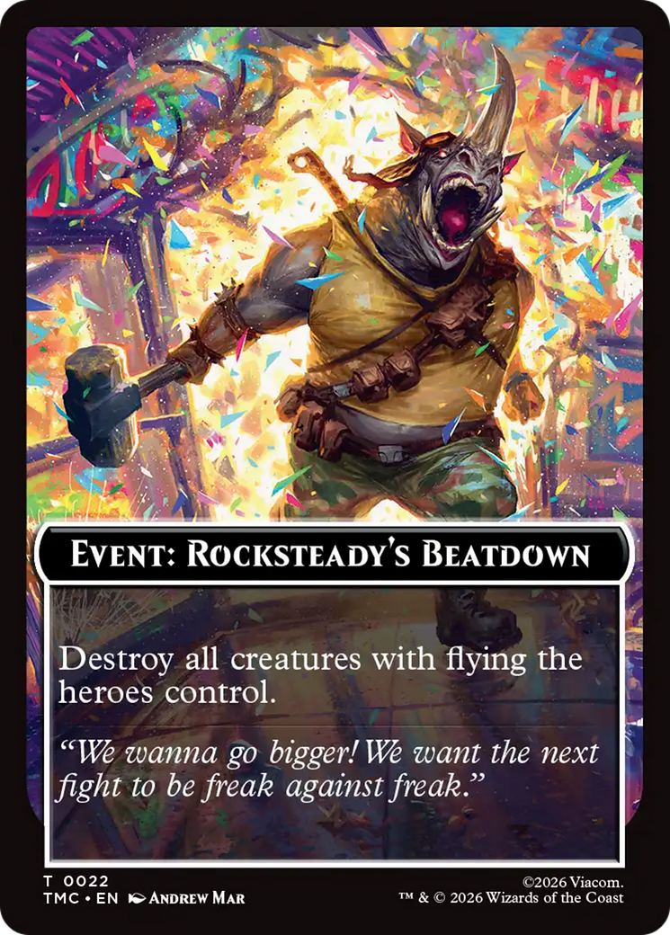 Event: Rocksteady's Beatdown [Teenage Mutant Ninja Turtles Commander Tokens] | Boutique FDB TCG