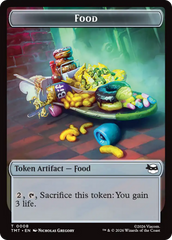 Ninja // Food Double-Sided Token [Teenage Mutant Ninja Turtles Tokens] | Boutique FDB TCG