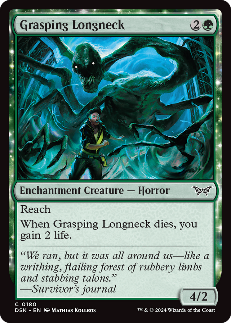 Grasping Longneck [Duskmourn: House of Horror] | Boutique FDB TCG