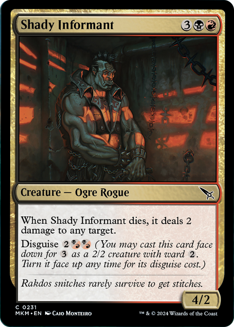 Shady Informant [Murders at Karlov Manor] | Boutique FDB TCG