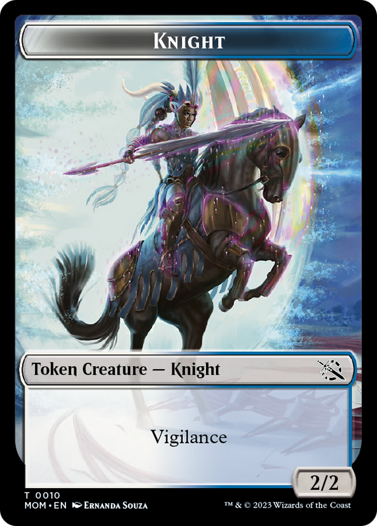 Knight Token [March of the Machine Tokens] | Boutique FDB TCG