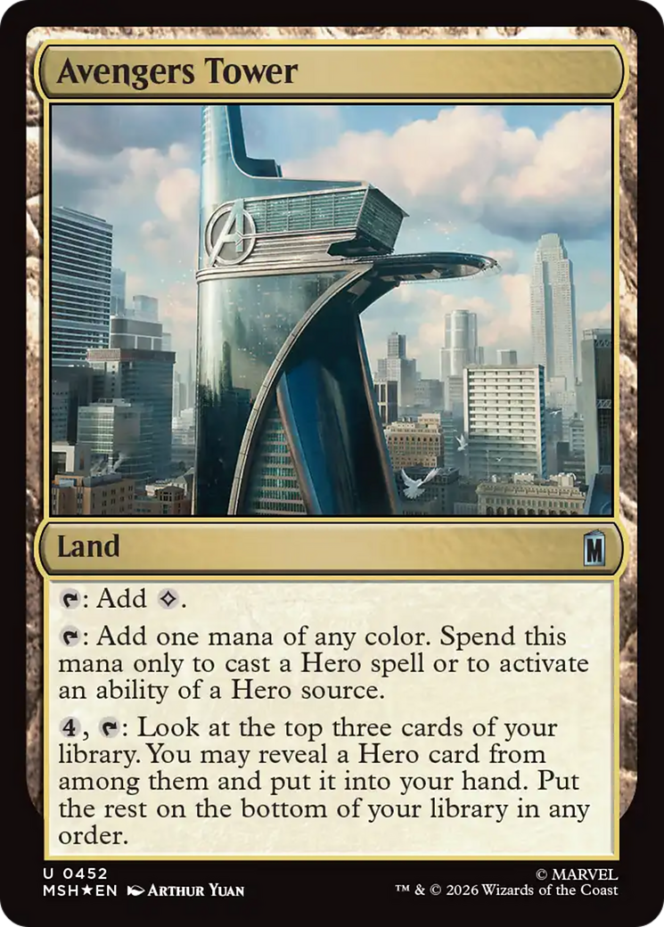 Avengers Tower (Surge Foil) [Marvel Super Heroes] | Boutique FDB TCG