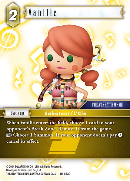 Vanille [From Nightmares] | Boutique FDB TCG