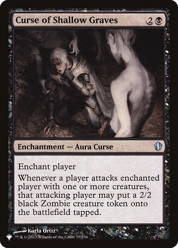 Curse of Shallow Graves [The List] | Boutique FDB TCG