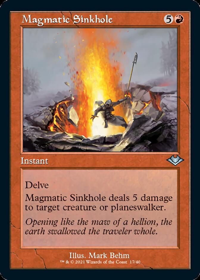 Magmatic Sinkhole (Retro) [Modern Horizons] | Boutique FDB TCG