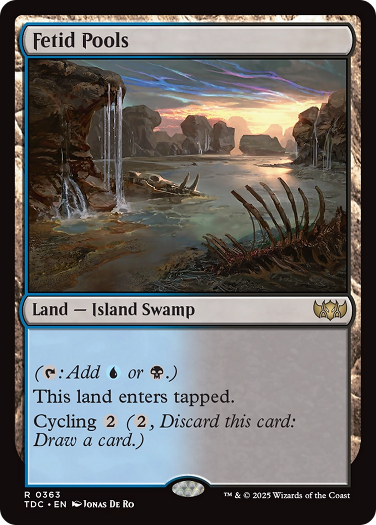 Fetid Pools [Tarkir: Dragonstorm Commander] | Boutique FDB TCG