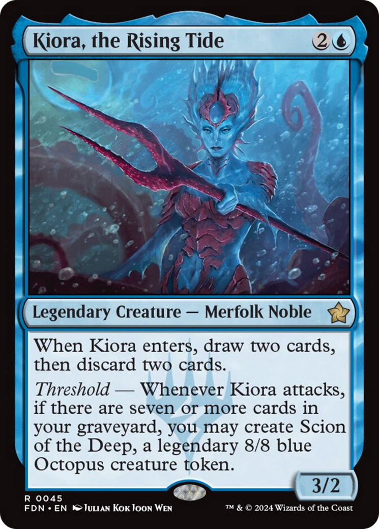 Kiora, the Rising Tide [Foundations] | Boutique FDB TCG