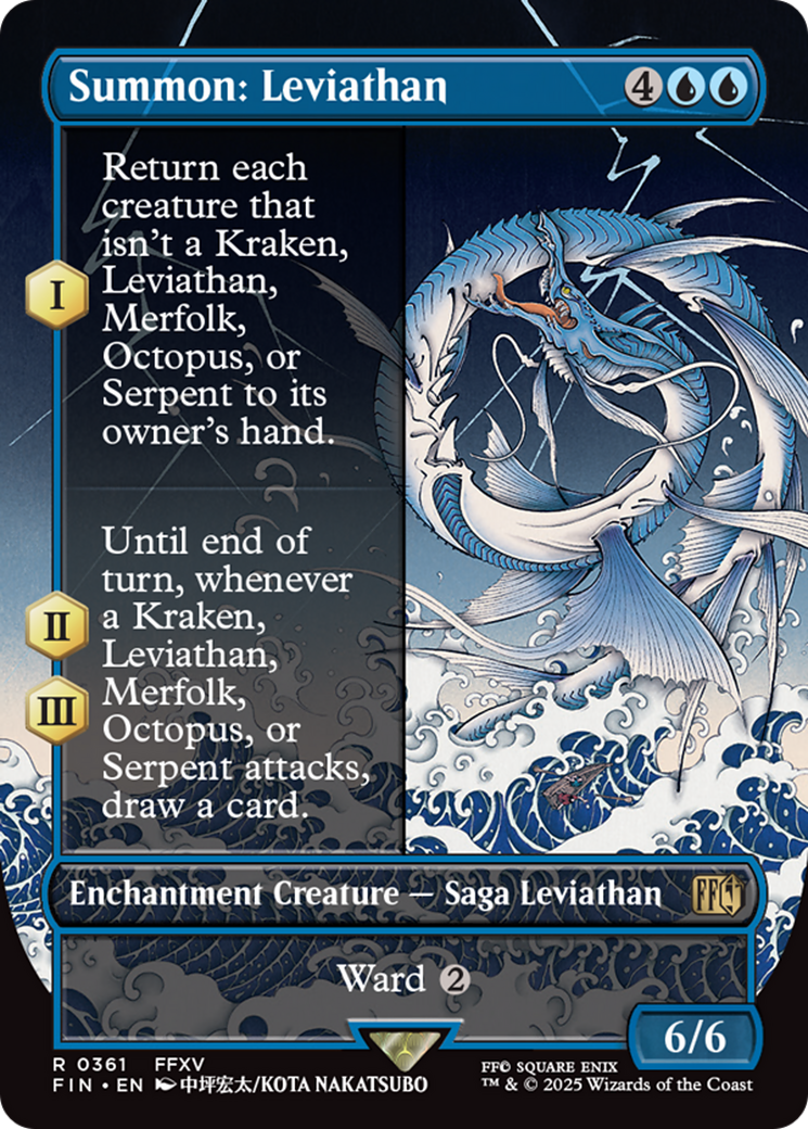 Summon: Leviathan (Borderless) [FINAL FANTASY] | Boutique FDB TCG