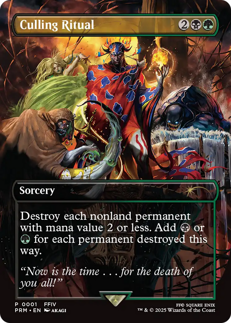 Culling Ritual [Wizards Play Network 2025] | Boutique FDB TCG