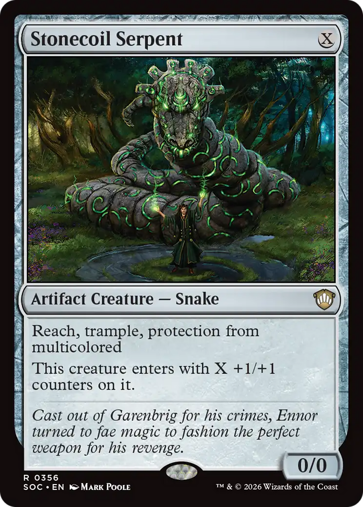 Stonecoil Serpent [Secrets of Strixhaven Commander] | Boutique FDB TCG