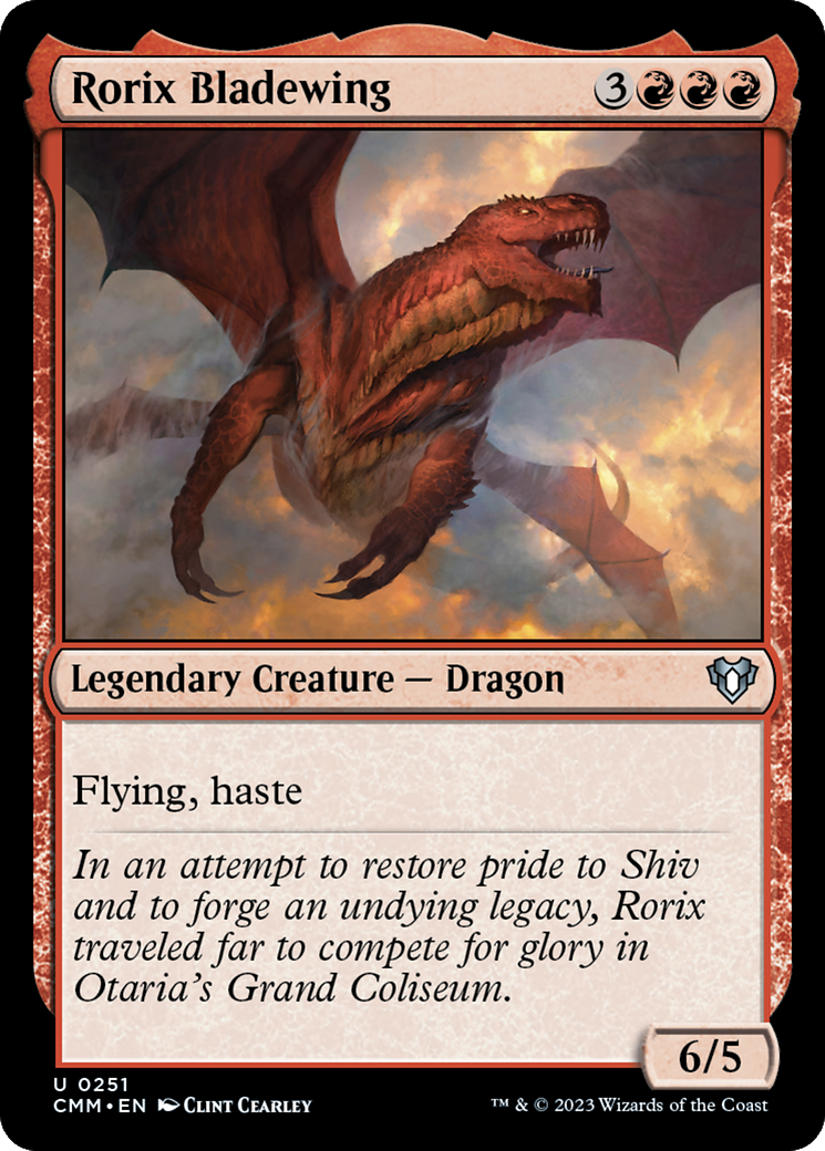 Rorix Bladewing [Commander Masters] | Boutique FDB TCG