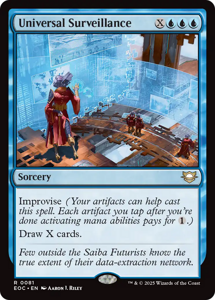 Universal Surveillance [Edge of Eternities Commander] | Boutique FDB TCG