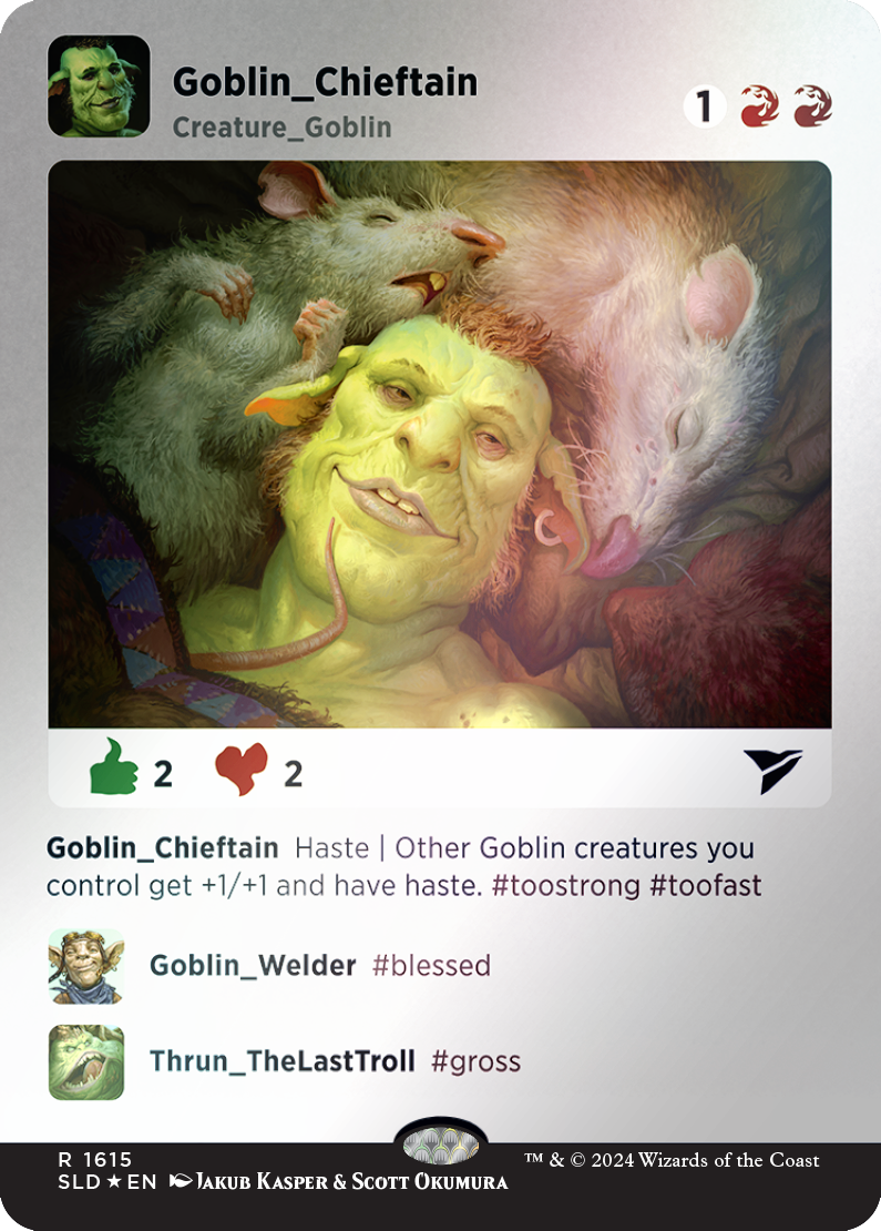 Goblin Chieftain (Rainbow Foil) [Secret Lair Drop Series] | Boutique FDB TCG