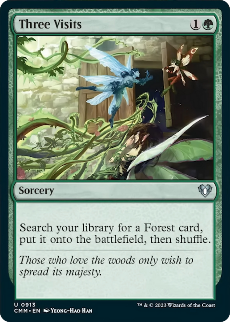 Three Visits [Commander Masters] | Boutique FDB TCG