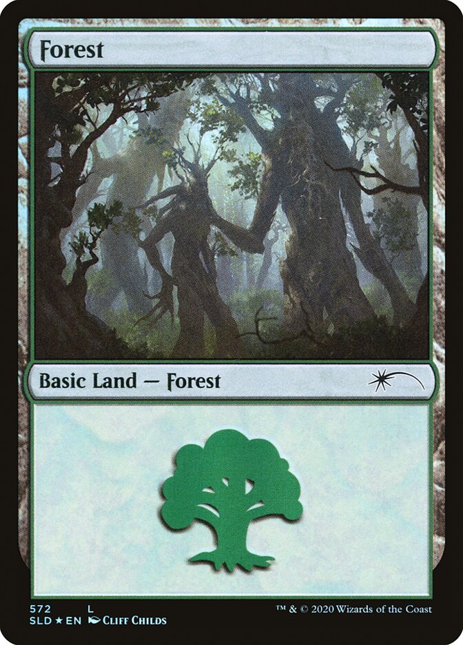 Forest (Tree Hugging) (572) [Secret Lair Drop Promos] | Boutique FDB TCG