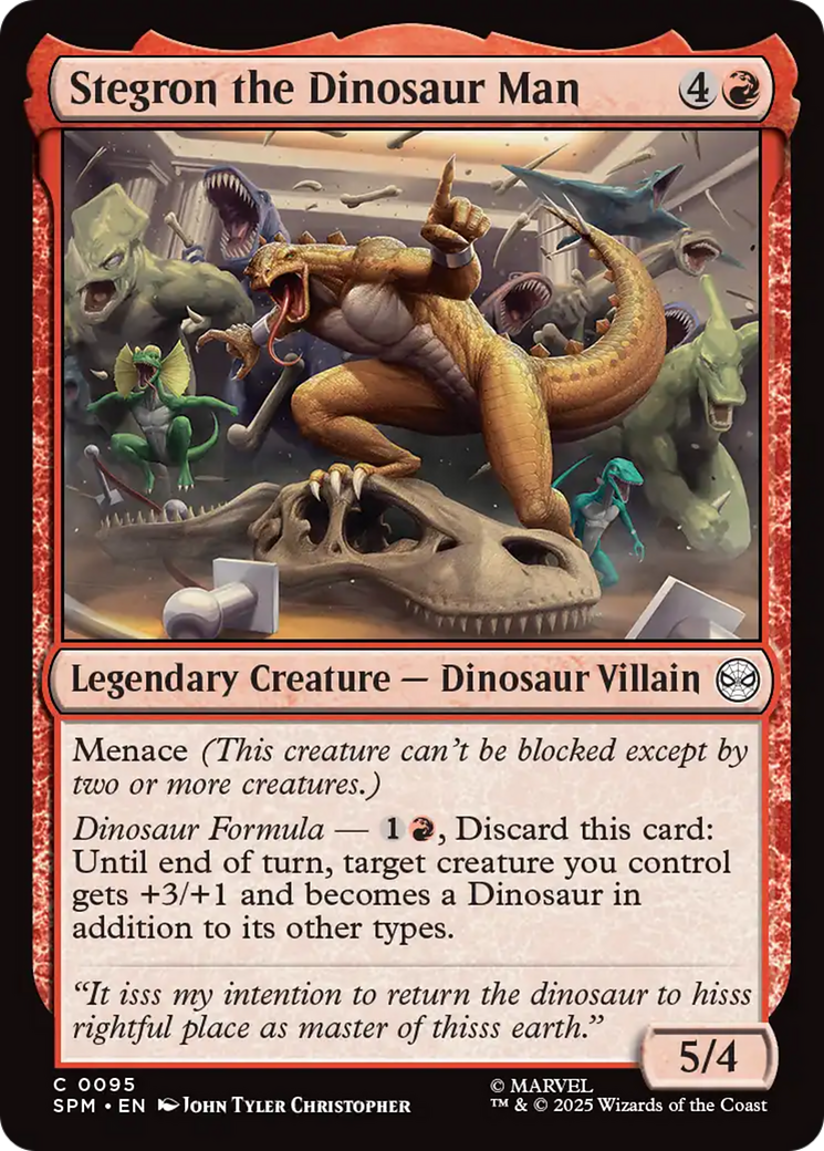 Stegron the Dinosaur Man [Marvel's Spider-Man] | Boutique FDB TCG