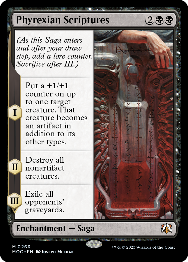 Phyrexian Scriptures [March of the Machine Commander] | Boutique FDB TCG