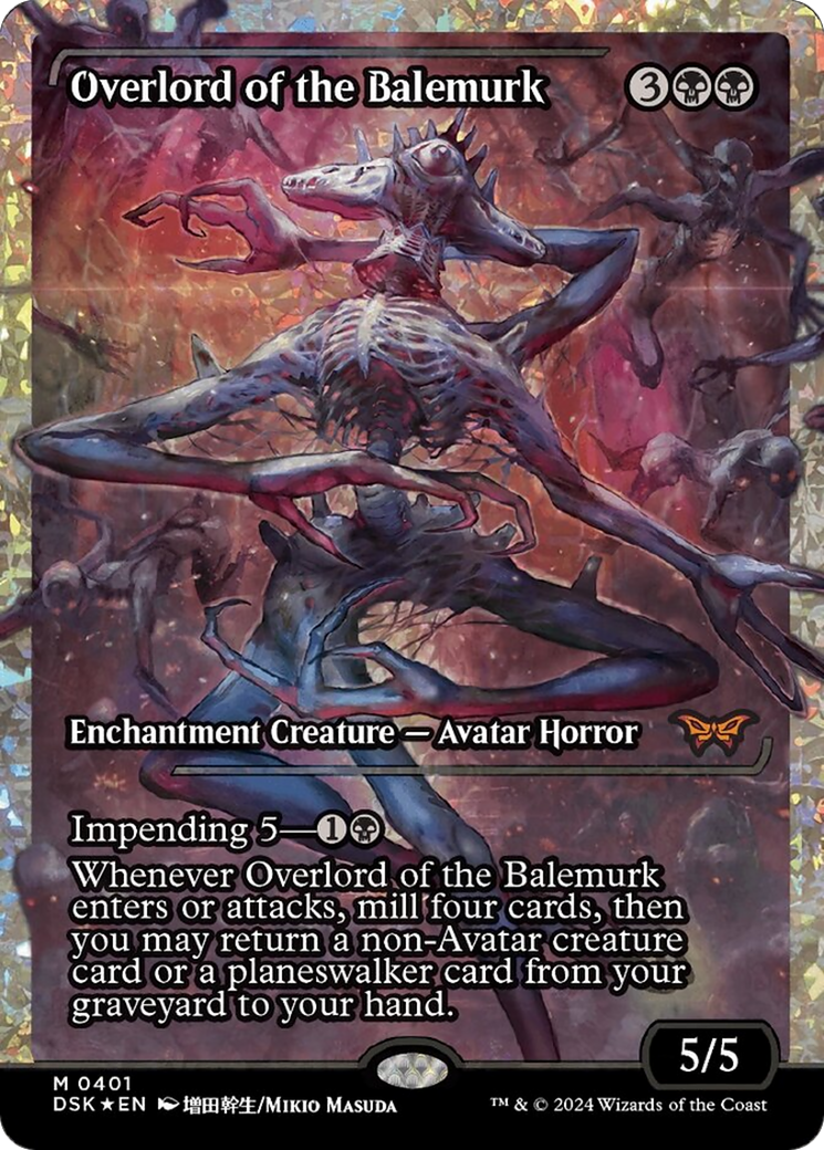 Overlord of the Balemurk (Japan Showcase Fracture Foil) [Duskmourn: House of Horror] | Boutique FDB TCG