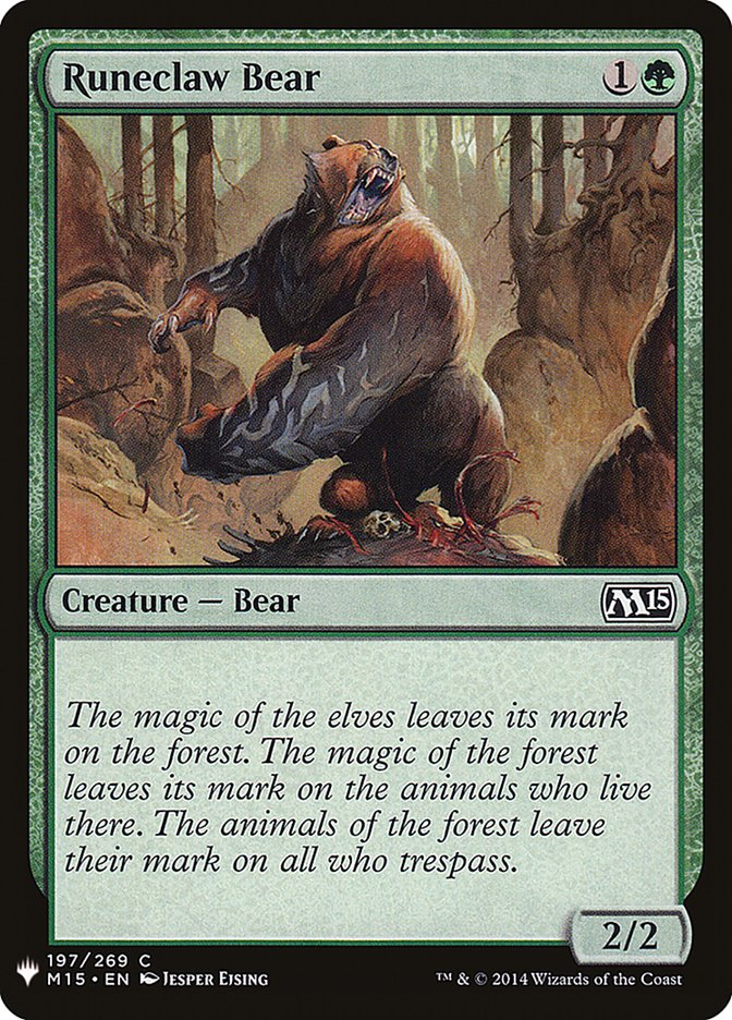 Runeclaw Bear [Mystery Booster] | Boutique FDB TCG