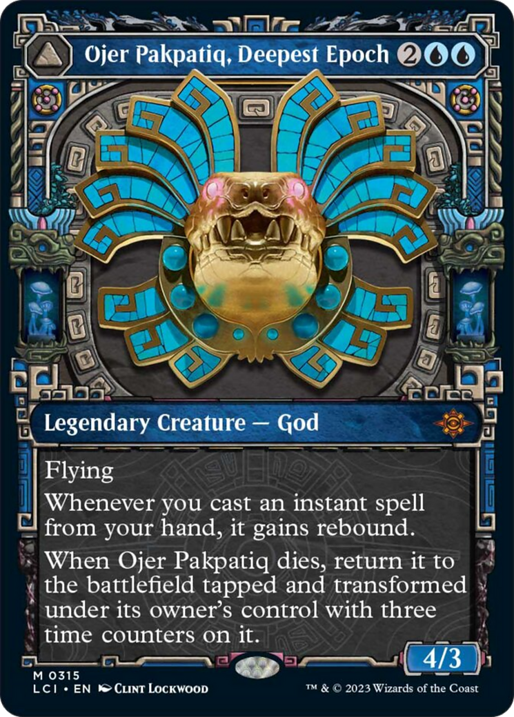 Ojer Pakpatiq, Deepest Epoch // Temple of Cyclical Time (Showcase) [The Lost Caverns of Ixalan] | Boutique FDB TCG