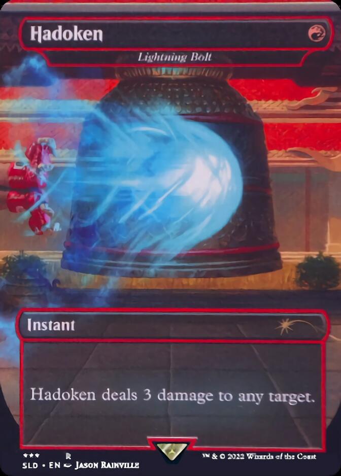 Lightning Bolt - Hadoken [Secret Lair Drop Series] | Boutique FDB TCG