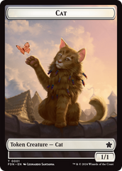 Cat (0001) // Cat (0002) Doubled-Sided Token [Foundations Tokens] | Boutique FDB TCG