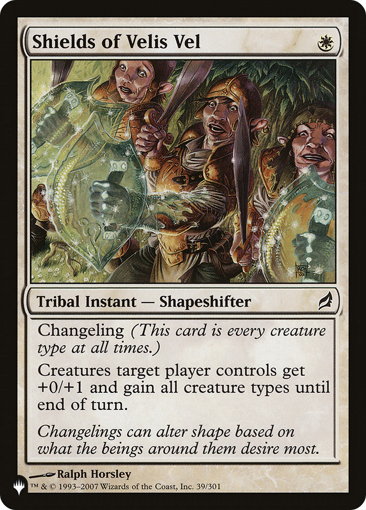 Shields of Velis Vel (LRW) [The List] | Boutique FDB TCG