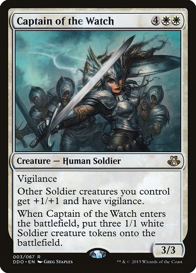 Captain of the Watch [Duel Decks: Elspeth vs. Kiora] | Boutique FDB TCG