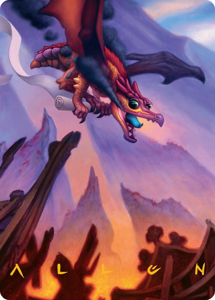 Scavenger Regent Art Card (45/54) [Tarkir: Dragonstorm Art Series] | Boutique FDB TCG