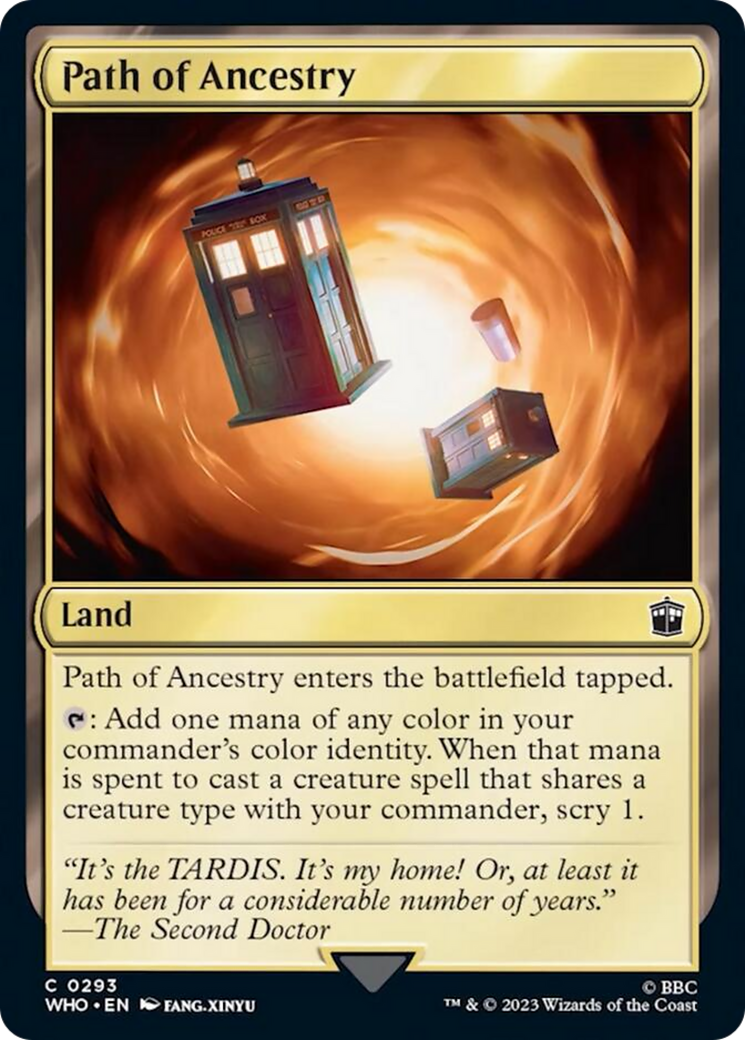 Path of Ancestry [Doctor Who] | Boutique FDB TCG