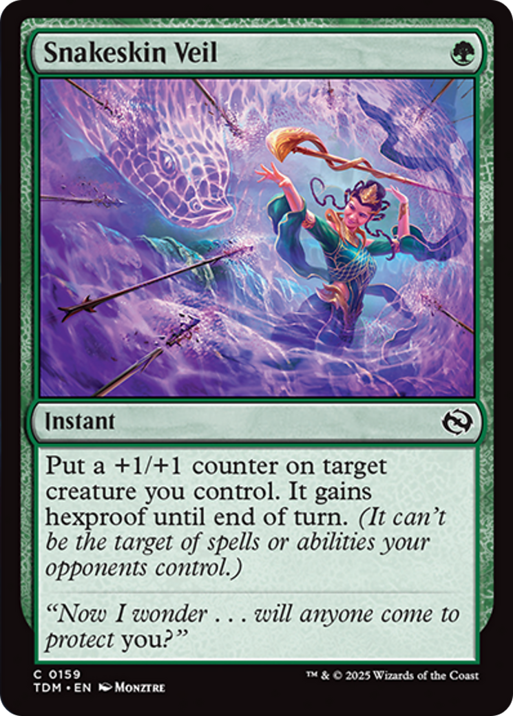 Snakeskin Veil [Tarkir: Dragonstorm] | Boutique FDB TCG
