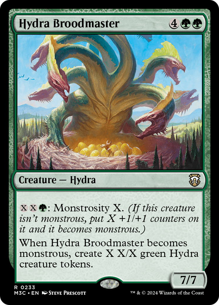 Hydra Broodmaster (Ripple Foil) [Modern Horizons 3 Commander] | Boutique FDB TCG