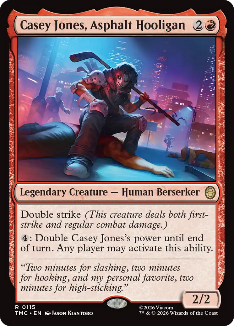 Casey Jones, Asphalt Hooligan [Teenage Mutant Ninja Turtles Commander] | Boutique FDB TCG