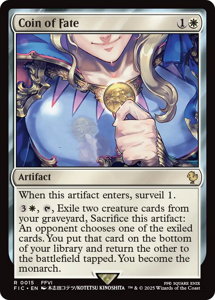 Coin of Fate [FINAL FANTASY Commander] | Boutique FDB TCG