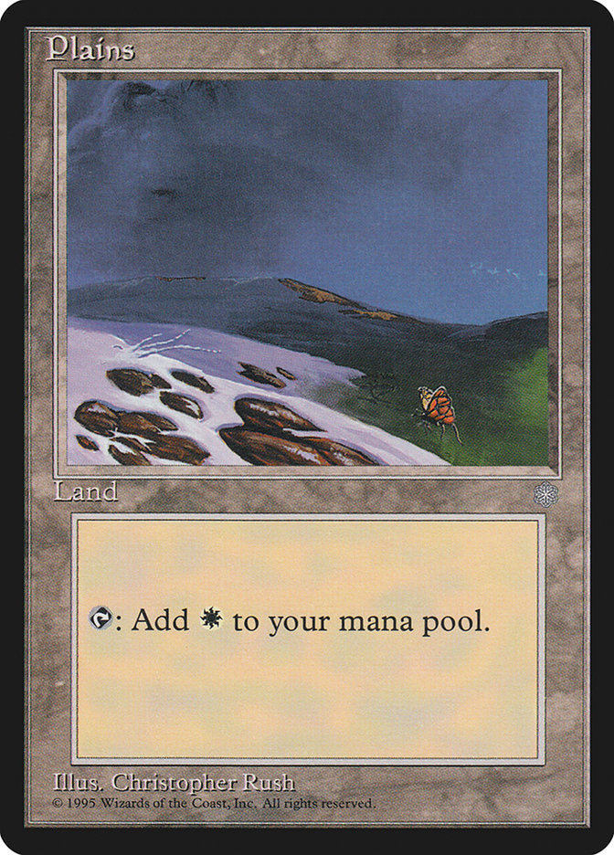 Plains (Butterfly) [Ice Age] | Boutique FDB TCG