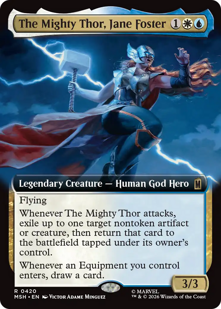 The Mighty Thor, Jane Foster (Extended Art) [Marvel Super Heroes] | Boutique FDB TCG