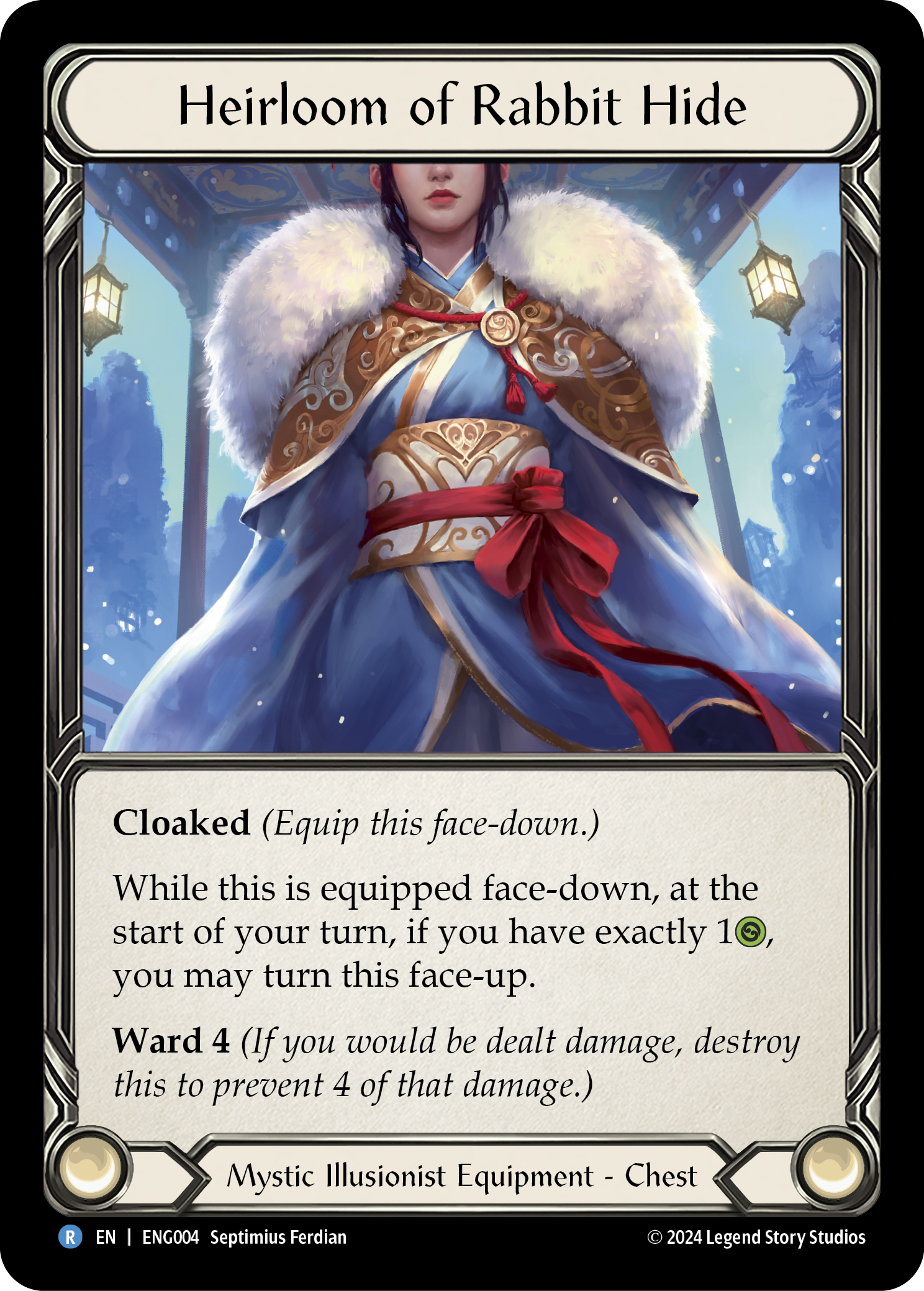 Heirloom of Rabbit Hide [ENG004] (Part the Mistveil Enigma Blitz Deck) | Boutique FDB TCG