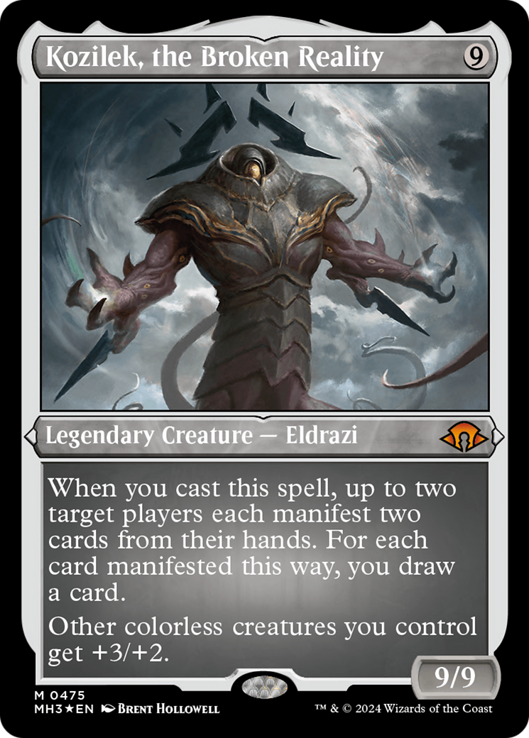 Kozilek, the Broken Reality (Foil Etched) [Modern Horizons 3] | Boutique FDB TCG