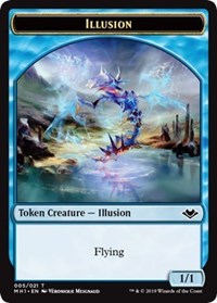 Illusion (005) // Spider (014) Double-Sided Token [Modern Horizons Tokens] | Boutique FDB TCG