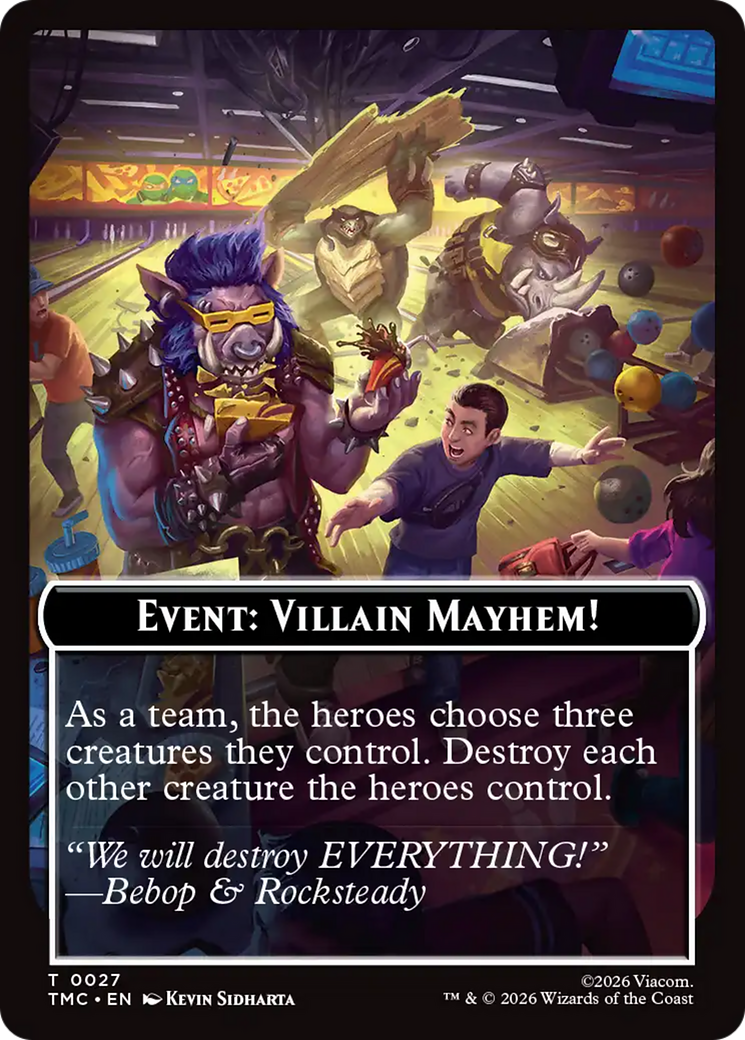 Event: Villain Mayhem! [Teenage Mutant Ninja Turtles Commander Tokens] | Boutique FDB TCG