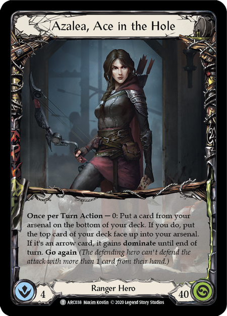 Azalea, Ace in the Hole // Dash, Inventor Extraordinaire [U-ARC038 // U-ARC001] (Arcane Rising Unlimited) | Boutique FDB TCG