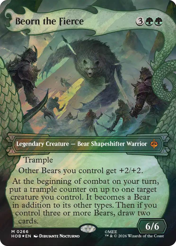 Beorn the Fierce (Showcase) (Surge Foil) [The Hobbit] | Boutique FDB TCG